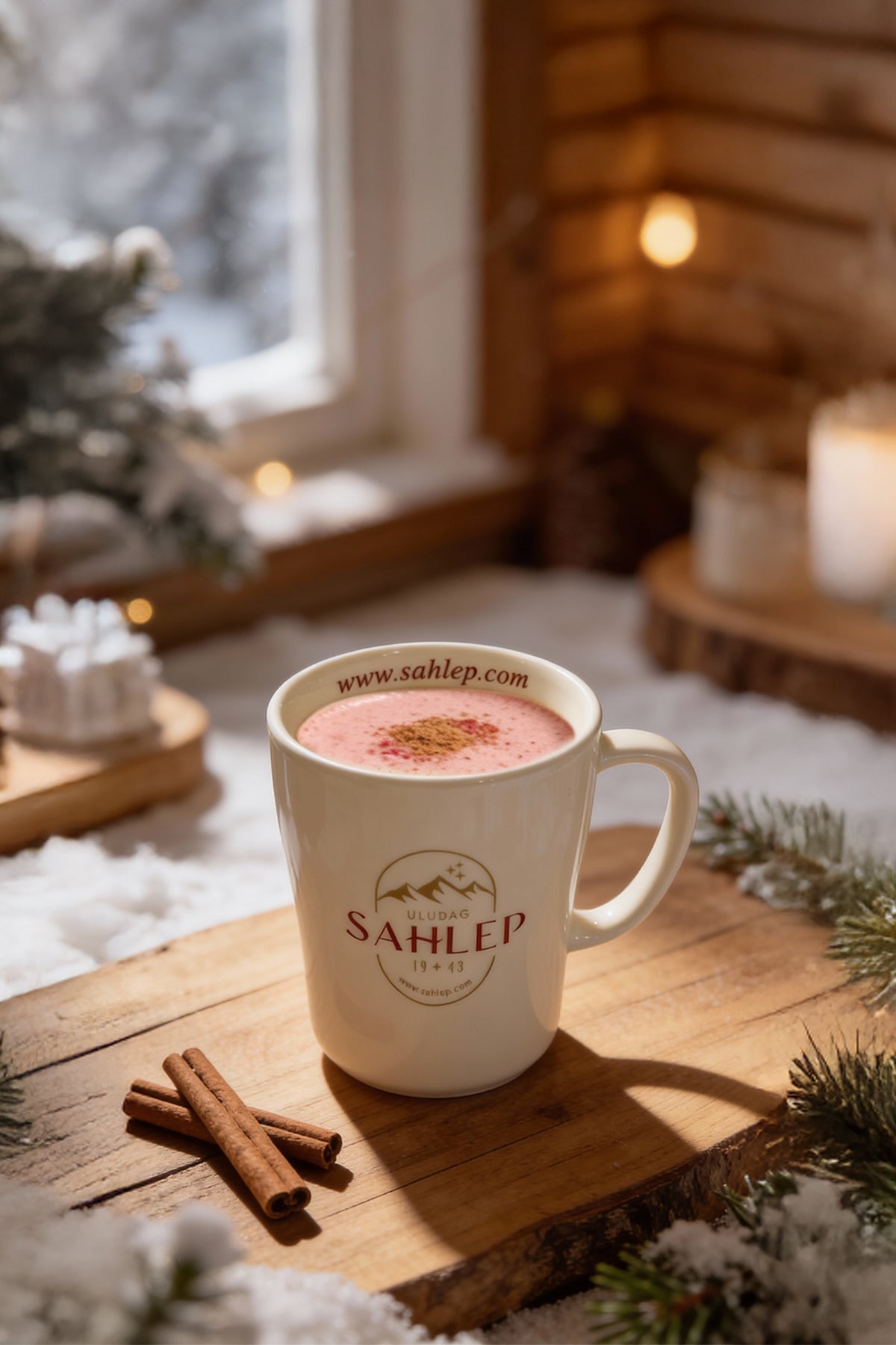 Doğal Sahlep Çilekli