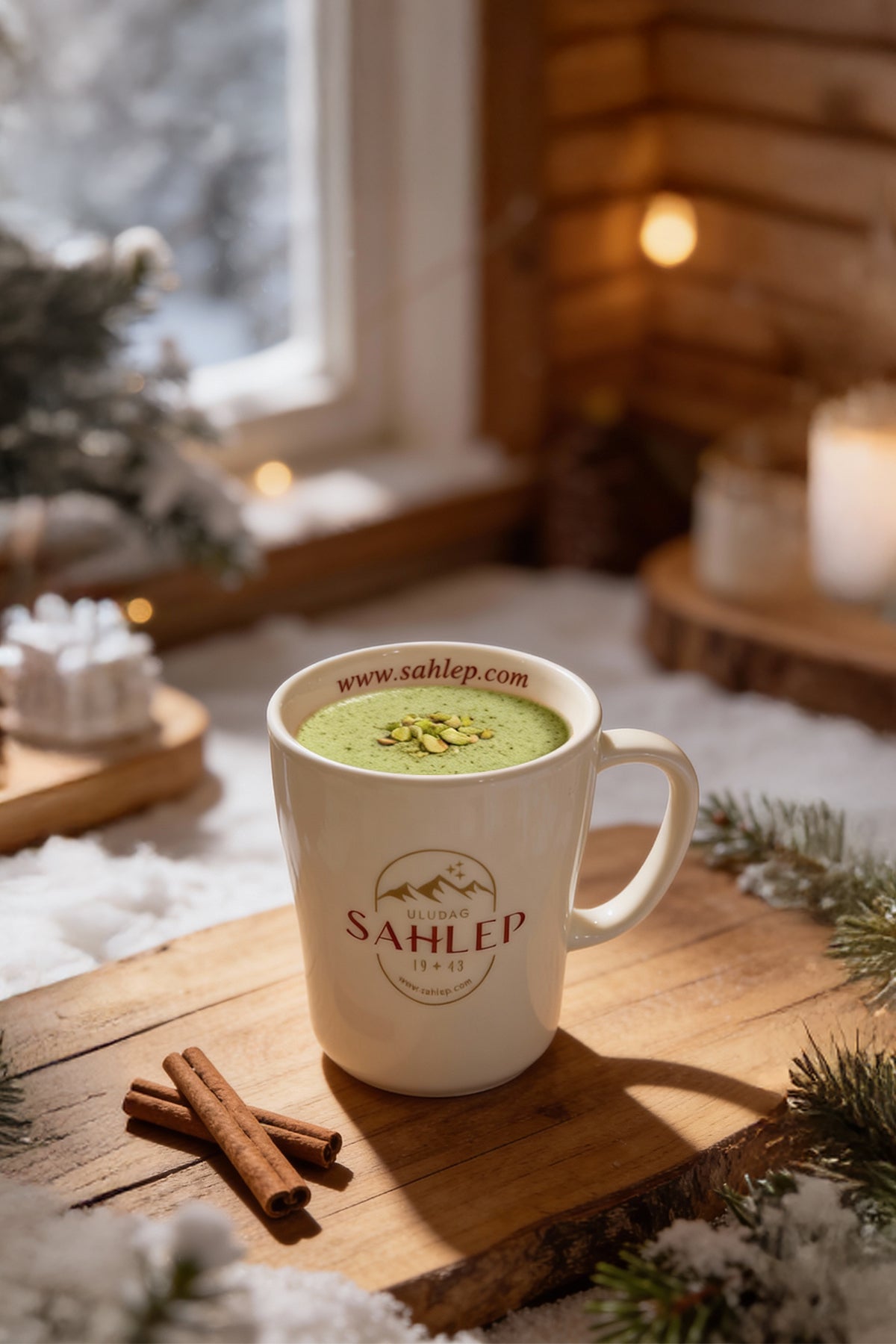 Doğal Sahlep Antep Fıstıklı