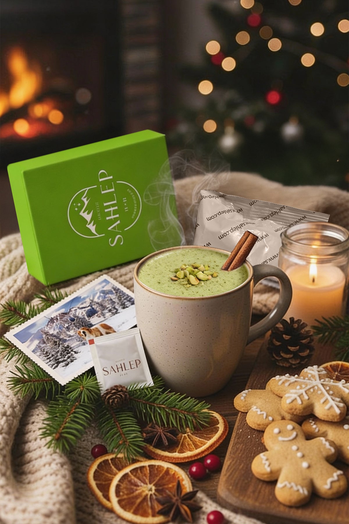 Doğal Sahlep Antep Fıstıklı