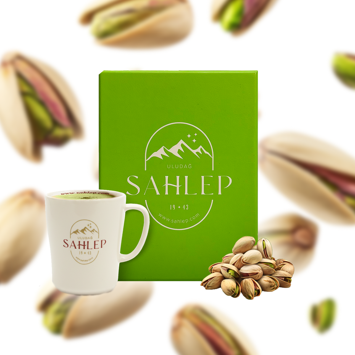 Doğal Sahlep Antep Fıstıklı