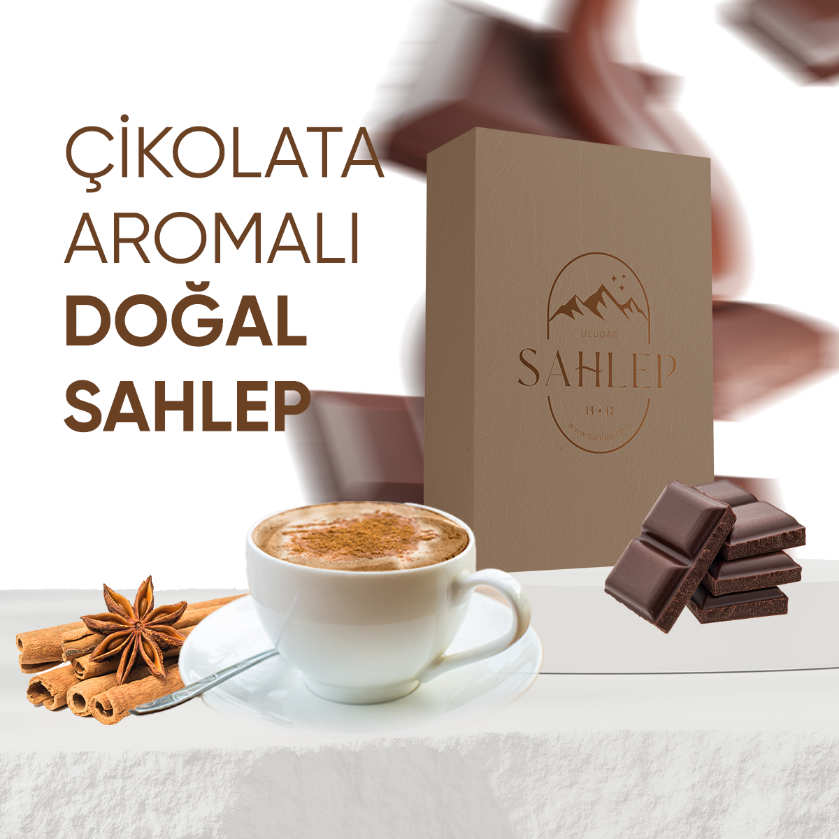 Doğal Sahlep Çikolatalı
