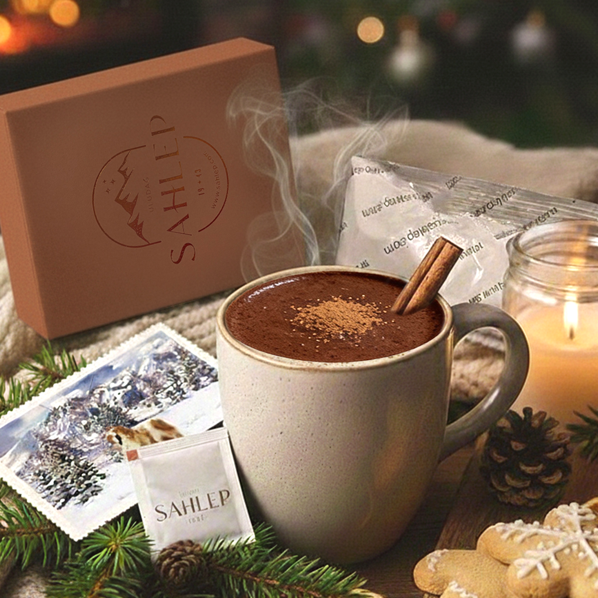 Doğal Sahlep Çikolatalı